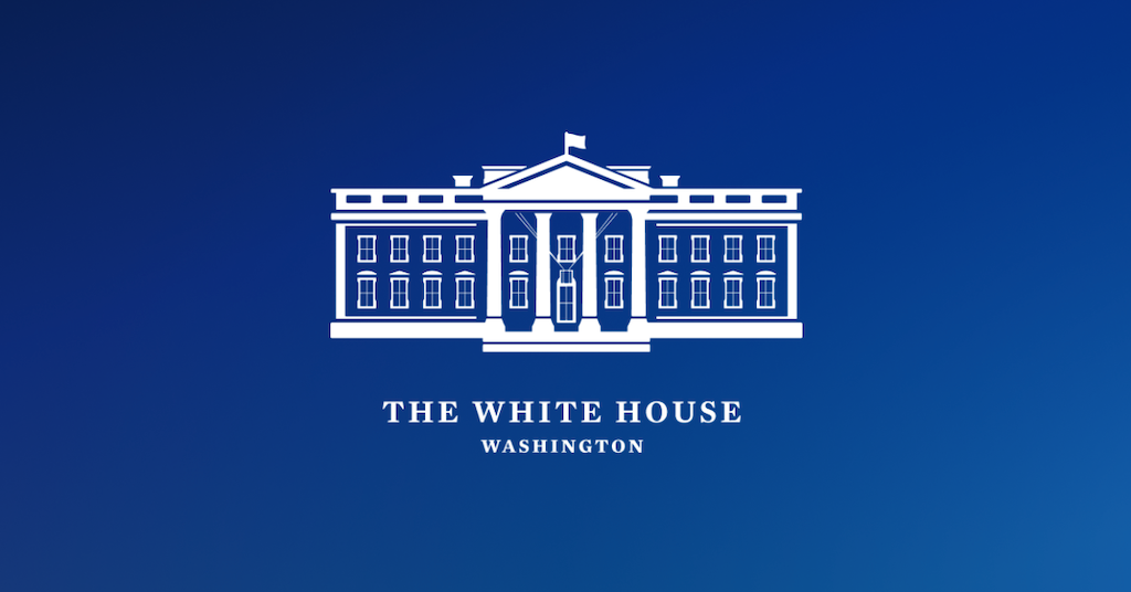 White House event cover. 