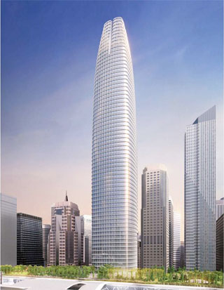 Pelli Clark Pelli designed this tower. Who will design the towers at First and Mission?